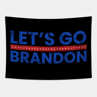 lets go brandon vintage Tapestry