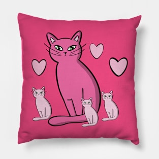 Love Cats Pillow