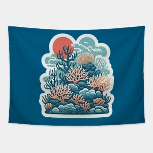 Coral Reef Art Tapestry