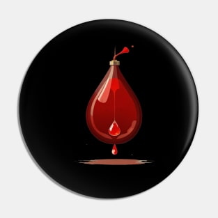 Huge blood drop Pin