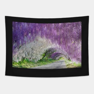 Wisteria tunnel Tapestry