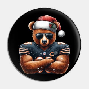 Chicago Bears Christmas Pin