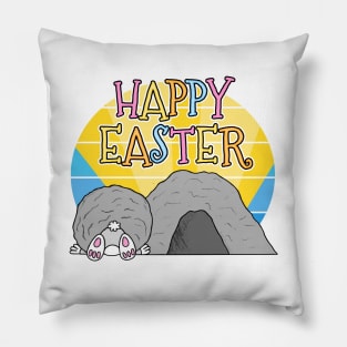 Christian Easter Bunny Church Funny Pillow