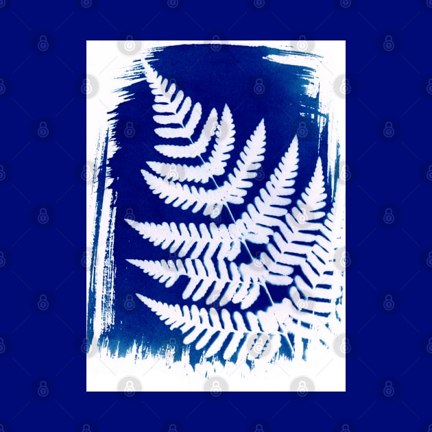 cyanotype fern by Indigoego