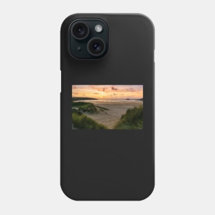 Crantock Sunset in the Dunes Phone Case