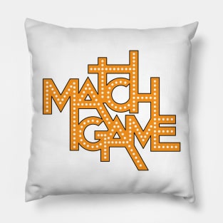 Match Game Pillow