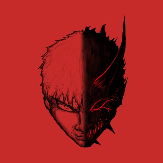 Half Face Demon by Iconic Feel