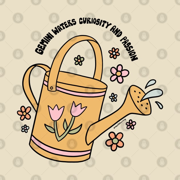 Gemini Watering Can by Doodle by Meg