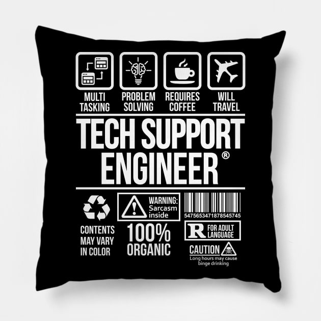 Tech Support Engineer T-shirt | Job Profession | #DW Pillow by DynamiteWear