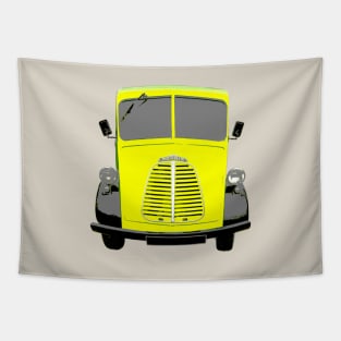 Morris 1950s classic van yellow Tapestry