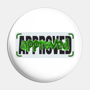 approved 3d green word lettering art Pin