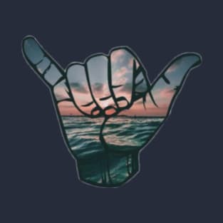 Beach Hand Symbol T-Shirt