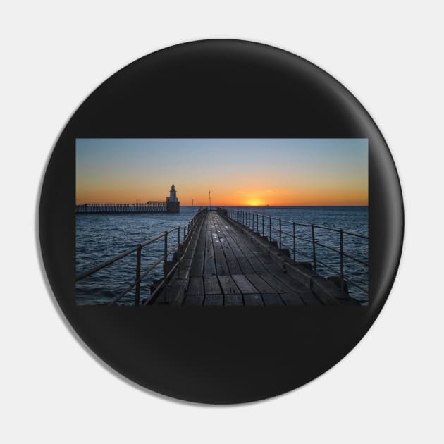 Sunrise over the North Sea - Panorama Pin by Violaman