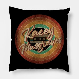 Kacey Musgraves Vintage Circle Art Pillow