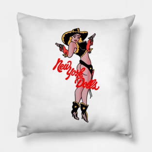 New York Cowgirl Pillow