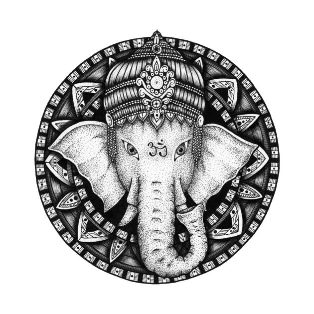 Ganesha Mandala by Litedawn