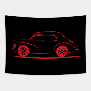 Renault 4 CV Hino 4CV Quintette Red Tapestry