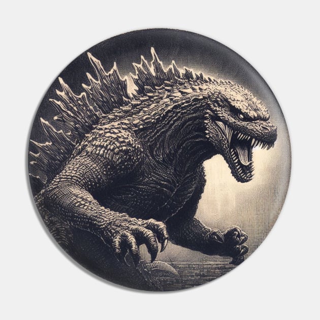 Godzilla Pin by Asanisimasa