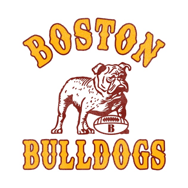 Defunct Boston Bulldogs Football Team by Defunctland