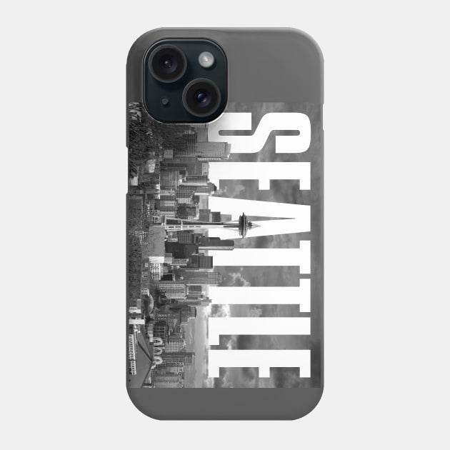 Seattle Cityscape Phone Case by PLAYDIGITAL2020