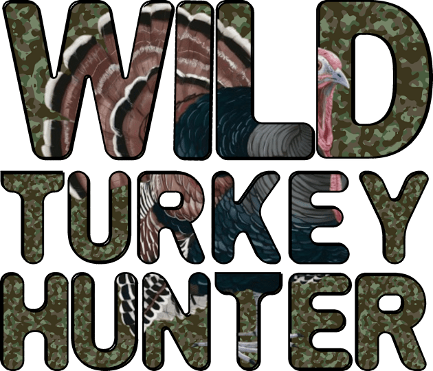 Wild Turkey Hunter Kids T-Shirt by Wild Catch