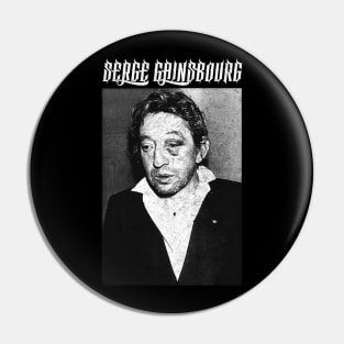 Serge Gainsbourg †† Vintage Look Vintage Aesthetic Design Pin