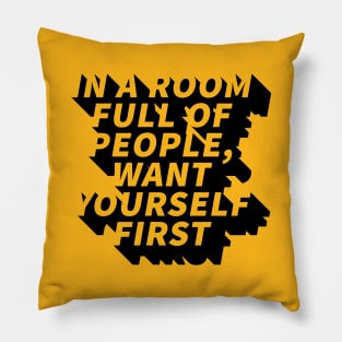 Love Yourself First Pillow