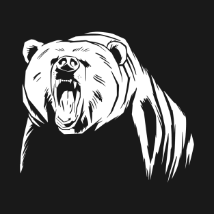 angry grizzly bear T-Shirt