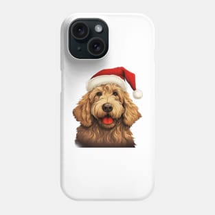 Christmas Goldendoodle Phone Case