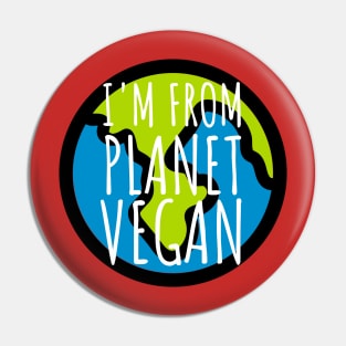 Vegan Planet Pin