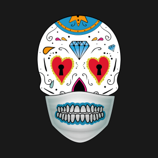 Sugar Skull with mask T-Shirt