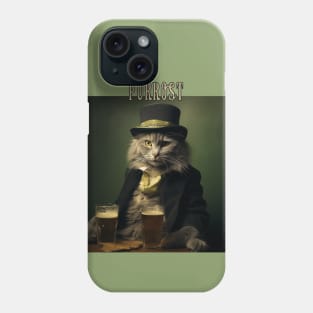 Oktoberfest Cat Kitty Drinking Beer Purrost Pride Germany Phone Case