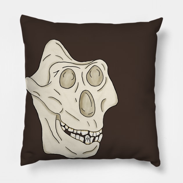 Gigantopithecus Oddball Aussie Podcast Pillow by OzOddball