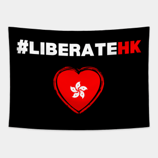 LIBERATE HK  - HONG KONG THE REVOLUTION OF OUR TIMES 光復香港 時代革命 PROTEST Tapestry