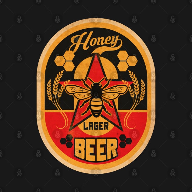 Honey Lager Beer by CTShirts