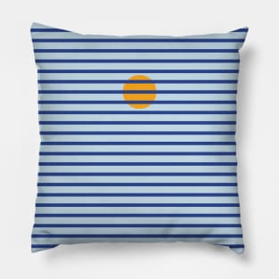 Abstract Sun Pillow