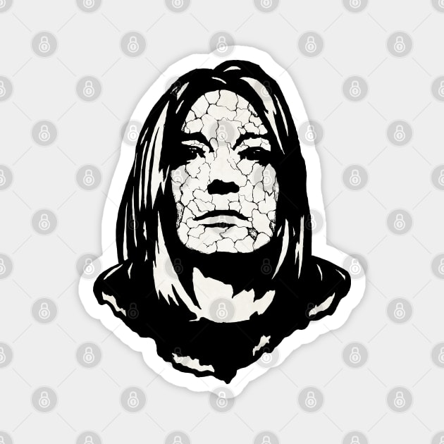 Beth Gibbons Portrait Art Magnet by surmind