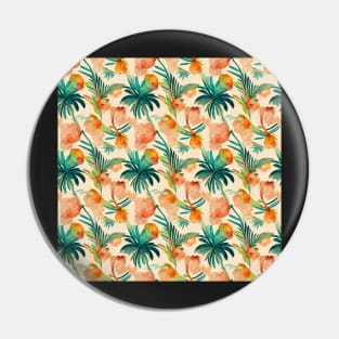 Tropical watercolour seamless pattern Pin