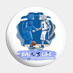 Ball is Life: A Dynamic Element Design for Sports lovers Pin