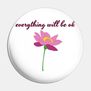 Positive attitude Pin