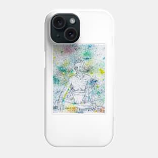 RAMANA MAHARSHI - watercolor portrait .1 Phone Case