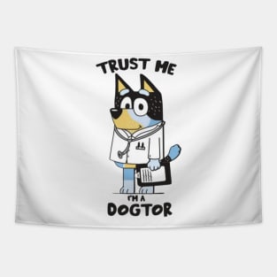 bluey dogtor Tapestry