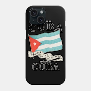 Antique Flag of Cuba Phone Case