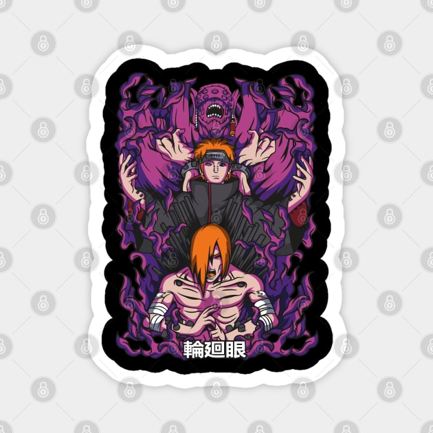 Nagato Six Paths - Naruto Magnet by Otaku Vibes
