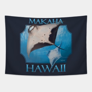 Makaha Hawaii Manta Rays Sea Rays Ocean Tapestry