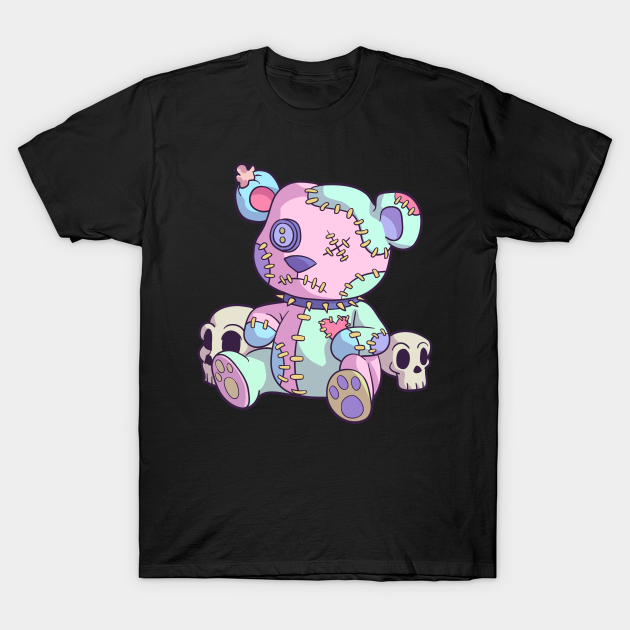 Creepy Teddy Bear Kawaii Pink Pastel Goth Cute Anime Lover - Newest ...