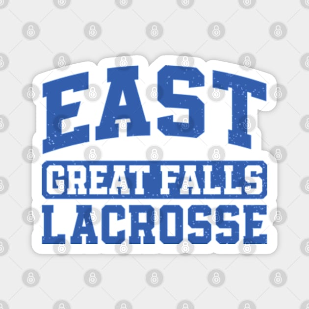 East Great Falls Lacrosse Magnet by RiseInspired