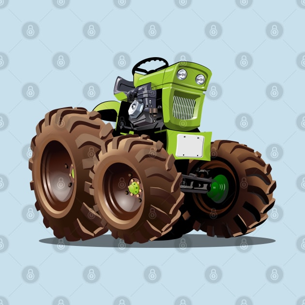 Cartoon Tractor by Mechanik