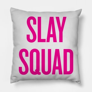 Slay Squad - Wedding Bridesmaid Bachelorette Party Design Pillow