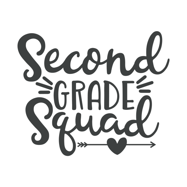 Second Grade Squad Funny Kids School Back to School by ThreadSupreme